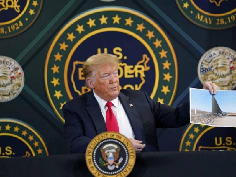 Gracias al muro fronterizo, EU no est&aacute; inundado de coronavirus: Trump