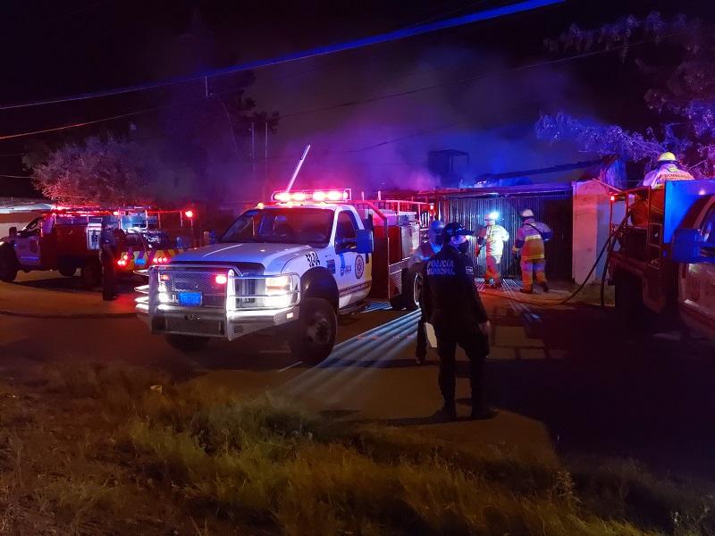 Pudo haber sido provocado el incendio de una vivienda en Piedras Negras, no hay denuncia (video)