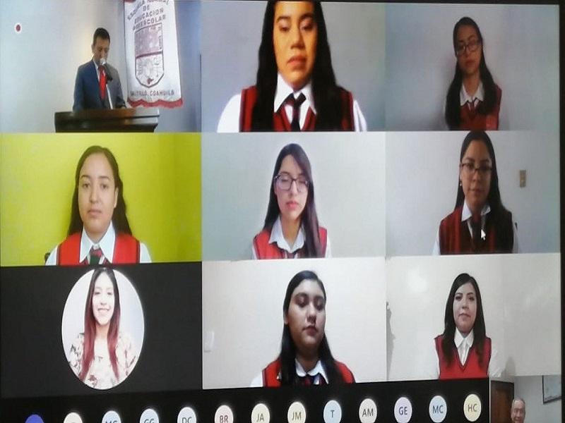 Realizan ceremonia virtual de graduación de la Escuela Normal de Preescolar (ENEP) en Coahuila