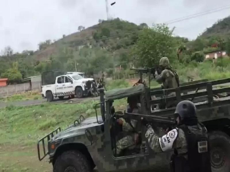 Al menos 5 muertos dejó enfrentamiento entre fuerzas federales y supuestos miembros del CJNG en Michoacán