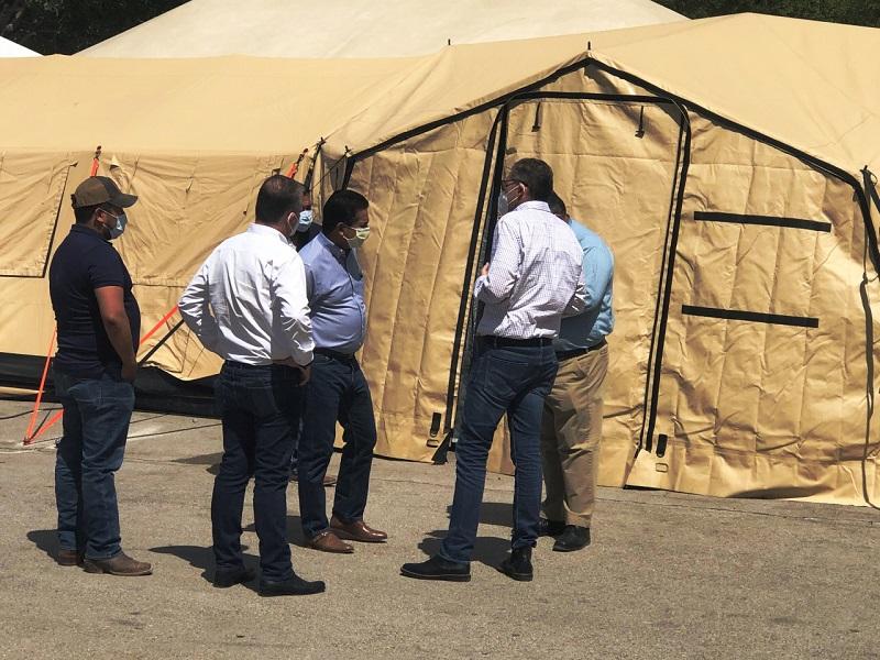 Gobernador entregar&aacute; segundo hospital m&oacute;vil con 26 camas para atenci&oacute;n de pacientes COVID en Acu&ntilde;a