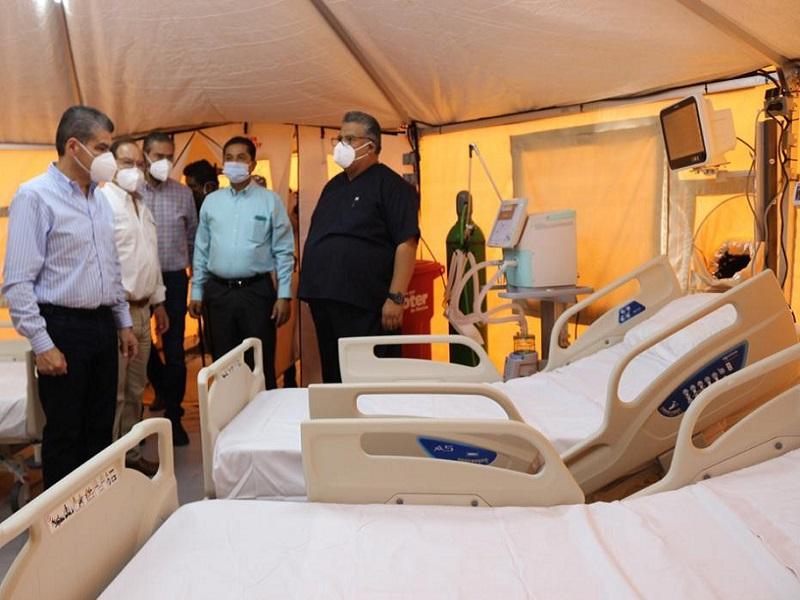 Inaugura MARS hospital m&oacute;vil en Acu&ntilde;a para atender a pacientes con Covid-19