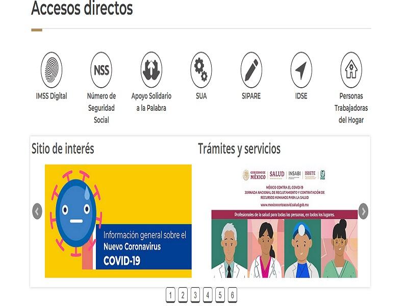 Sospechosos de coronavirus pueden tramitar permiso laboral en l&iacute;nea: IMSS