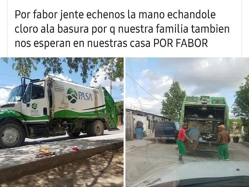 Identificar desechos COVID para seguridad de los recolectores de la basura, pide director de Ecolog&iacute;a (VIDEO)