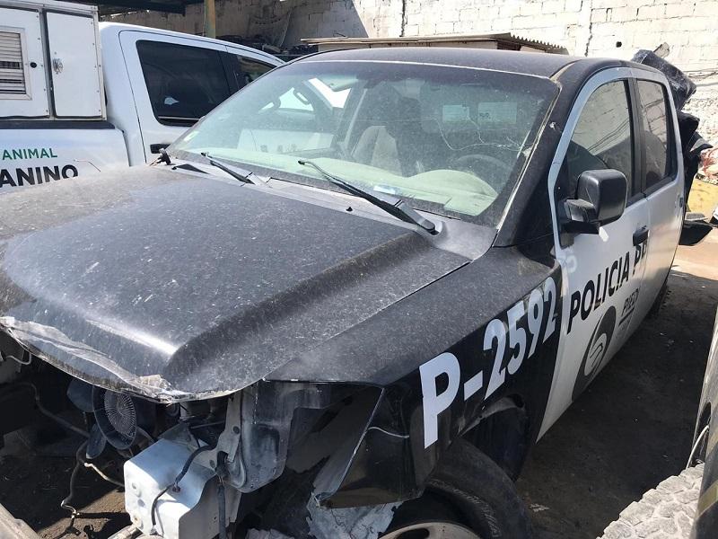 Autorizan baja de 12 unidades de Seguridad P&uacute;blica de Piedras Negras, se ir&aacute;n a la chatarra (video)
