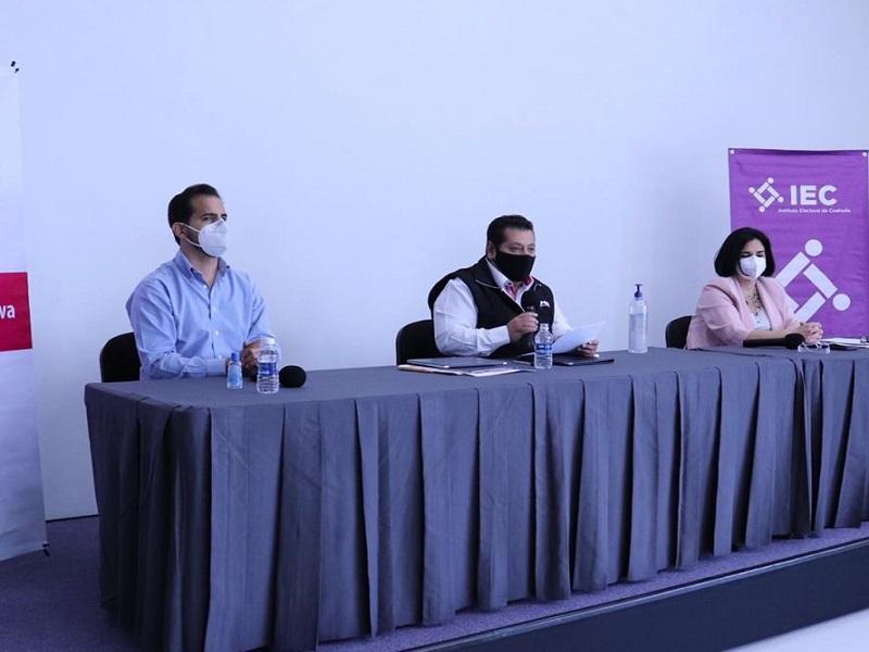 Debates entre candidatos se realizar&aacute;n en l&iacute;nea; garantizan INE, IEC y gobierno protocolos para elecci&oacute;n