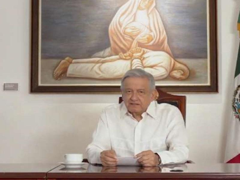 Seguimos combatiendo la pandemia, la peste de la corrupci&oacute;n y la impunidad: AMLO (video)