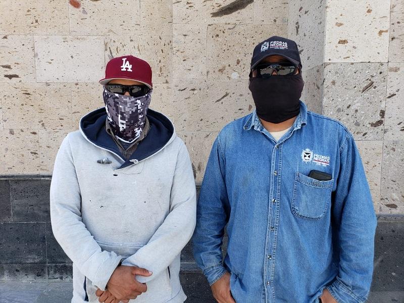 Frustran robo trabajadores de Obras P&uacute;blicas en Piedras Negras (video)