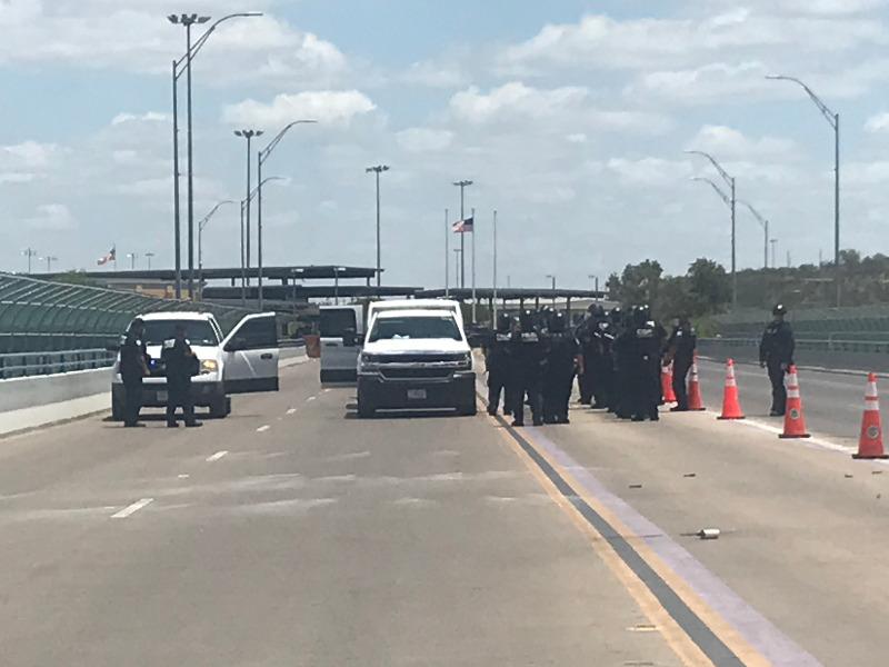 Realizaron extenso simulacro en el Puente Internacional Dos de Eagle Pass (video)