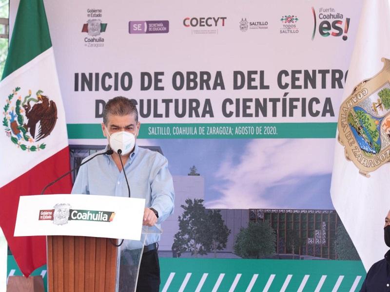 Gobernador pone en marcha la construcción del Centro de la Cultura Científica