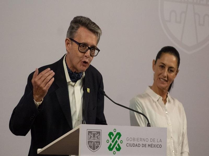 Dio positivo a COVID-19 el secretario de gobierno de la CDMX; Claudia Sheinbaum se a&iacute;sla