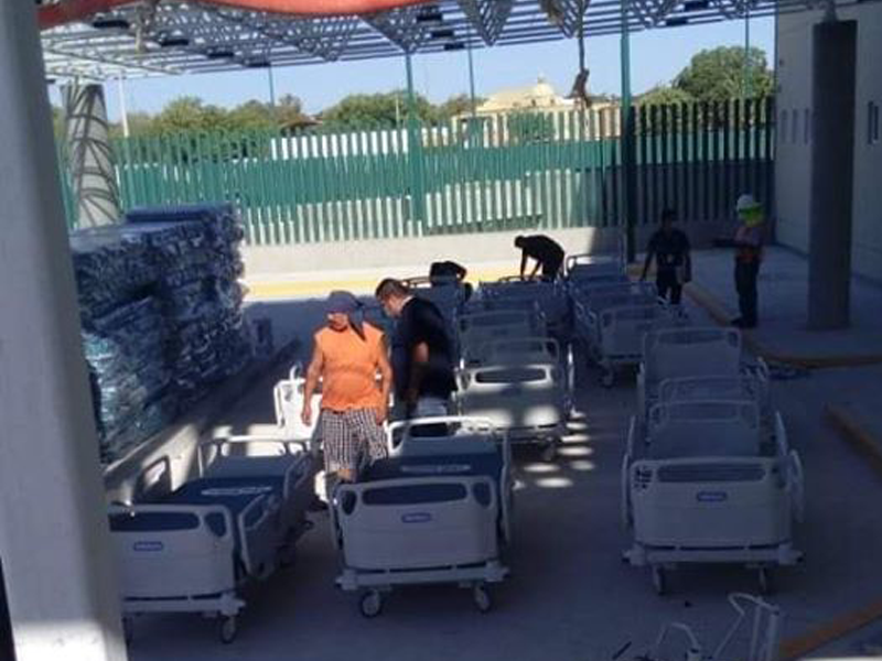 Preparan apertura del segundo piso del Hospital del IMSS en Acuña para atención de casos de COVID-19