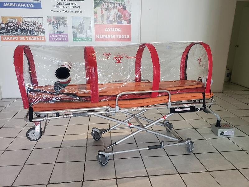 Tiene Piedras Negras seis c&aacute;psulas para traslado de pacientes Covid-19, pero solo 4 funcionan 