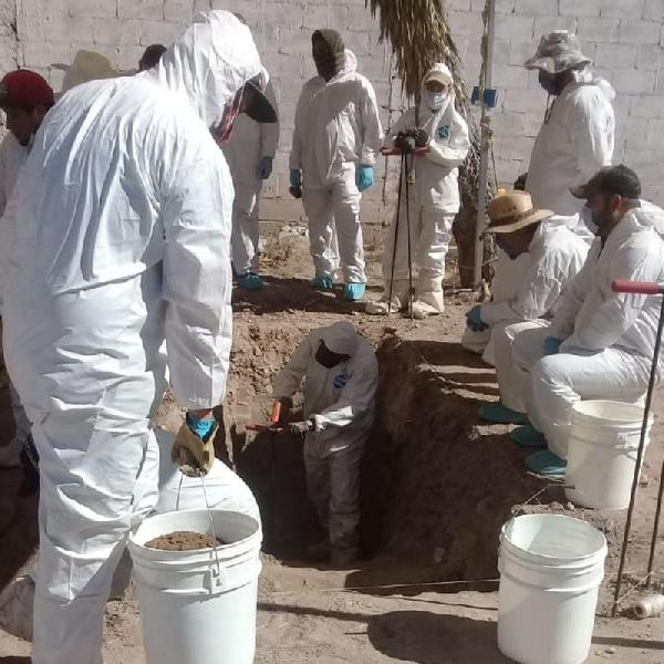 Pendiente la identificación de decenas de cuerpos exhumados de fosa común en Saltillo en 2019