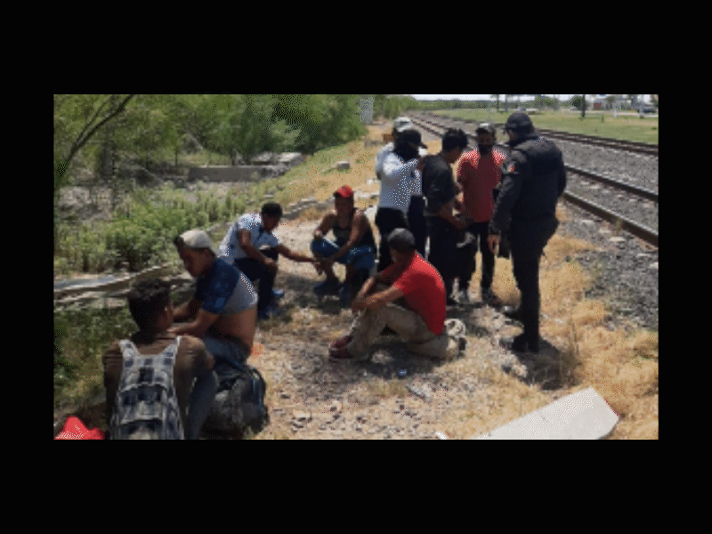 Detectan a seis migrantes hondure&ntilde;os a bordo del tren en Piedras Negras 