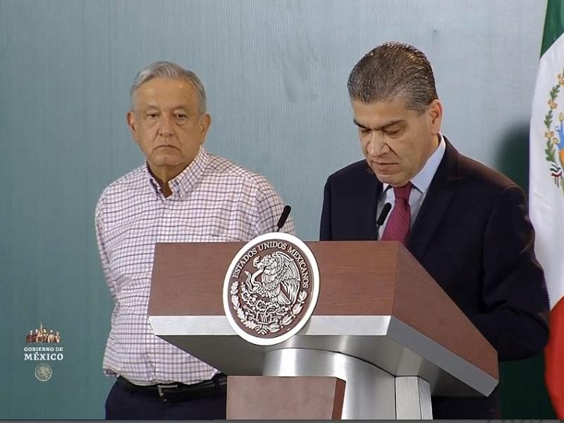 Estrategias coordinadas nos condujeron a sacar a las bandas criminales: MARS ante AMLO en Torre&oacute;n