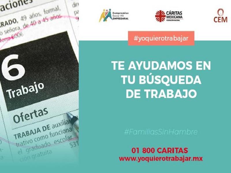 Lanza Episcopado Mexicano iniciativas Familias Sin Hambre y Yo Quiero Trabajar (video)