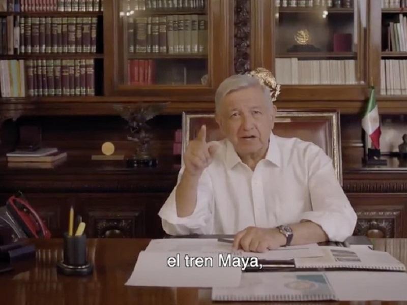A pesar de la pandemia por el coronavirus, las cuatro obras principales no se detuvieron: AMLO (VIDEO)