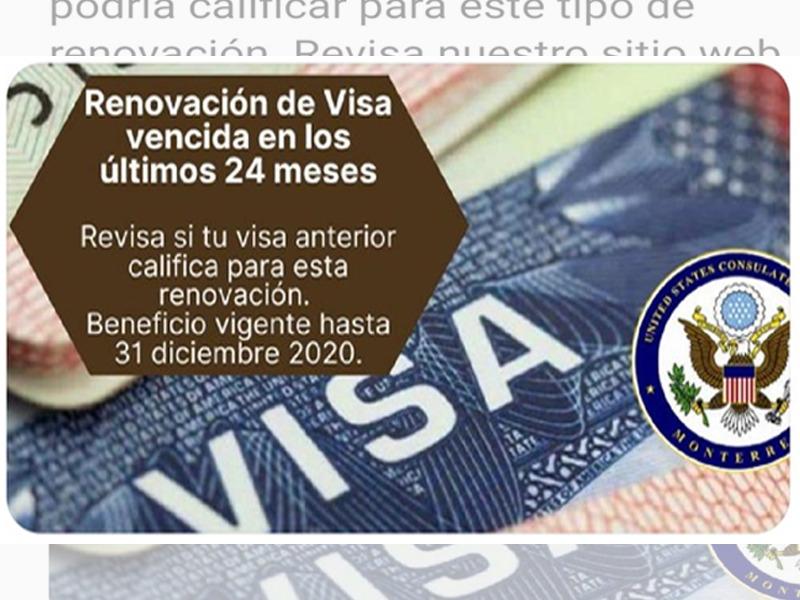 Amplían hasta 24 meses el vencimiento de visas para trámite de renovación