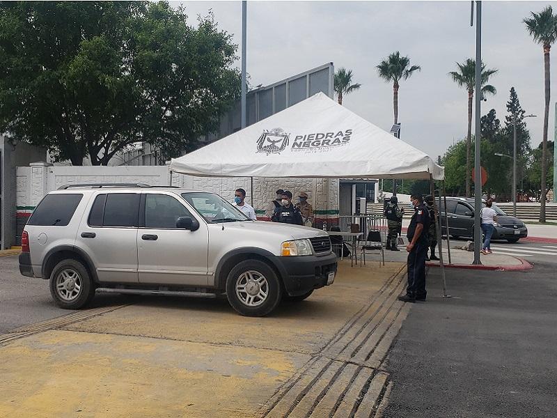 Se cubren al 95% los filtros sanitarios del sector salud en puentes internacionales de Piedras Negras