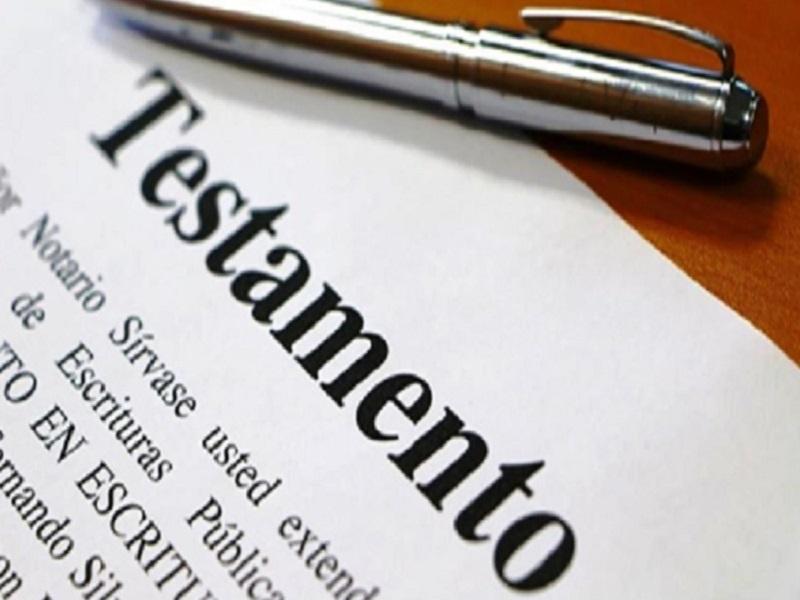 En septiembre el tr&aacute;mite de testamento es gratis para servidores p&uacute;blicos en riesgo de salud