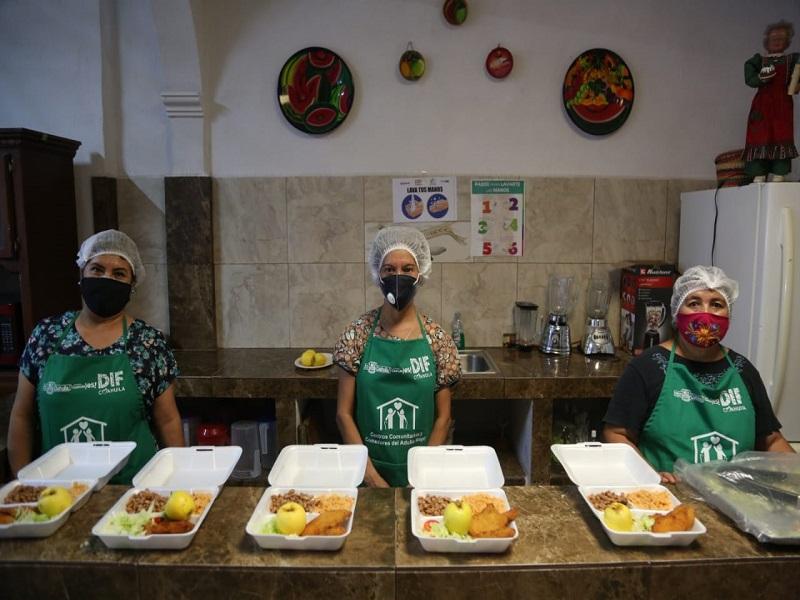 Reabrieron comedores para adultos mayores, con capacidad para 50 abuelitos