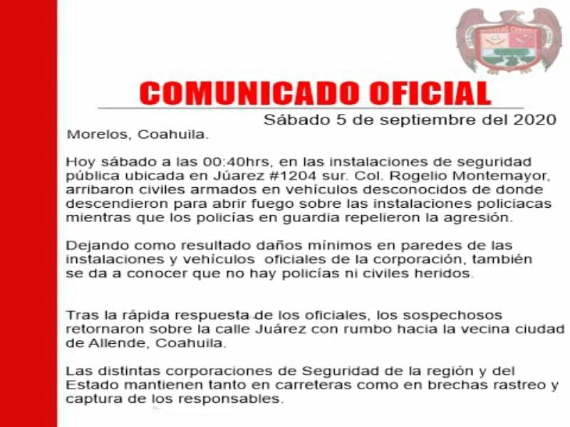 Buscan en Morelos a responsables de agresi&oacute;n a polic&iacute;as esta madrugada
