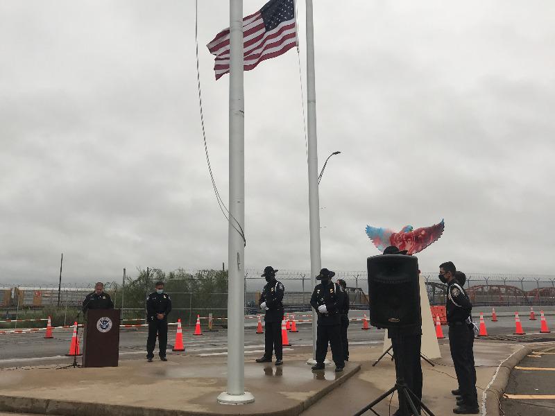 Realiza CBP en Eagle Pass ceremonia memorial del 911