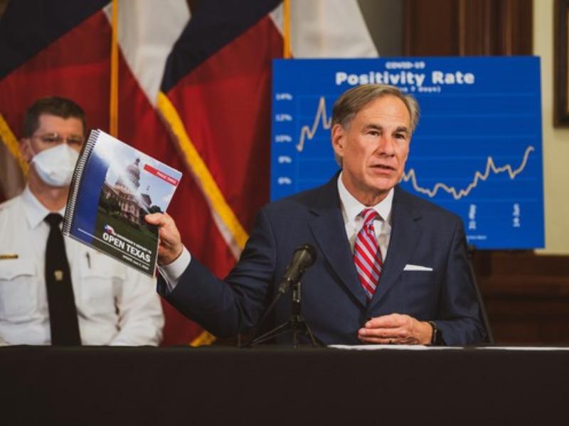 Avanza reapertura econ&oacute;mica en Texas; restaurantes y gimnasios podr&aacute;n funcionar al 75% de su capacidad a partir del lunes