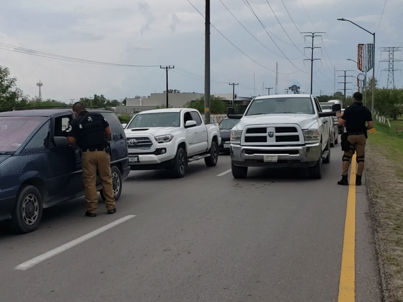 Sorprende operativo de la Policía Civil Coahuila en Piedras Negras