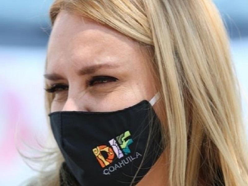 Entrega DIF Coahuila desayunos escolares con protocolo Covid: Marcela Gorg&oacute;n