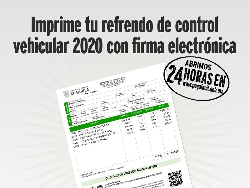 Piden realizar tr&aacute;mites desde Pagaf&aacute;cil para ahorrar tiempo y evitar ir a Recaudaci&oacute;n de Coahuila