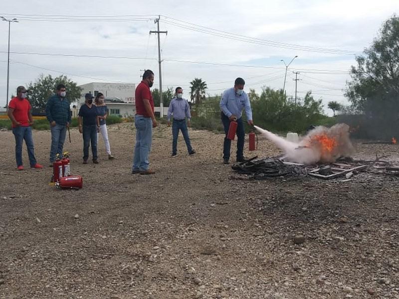 Imparten cursos de primeros auxilios, y uso y manejo de extintores a brigadistas de la presidencia de Piedras Negras (video)