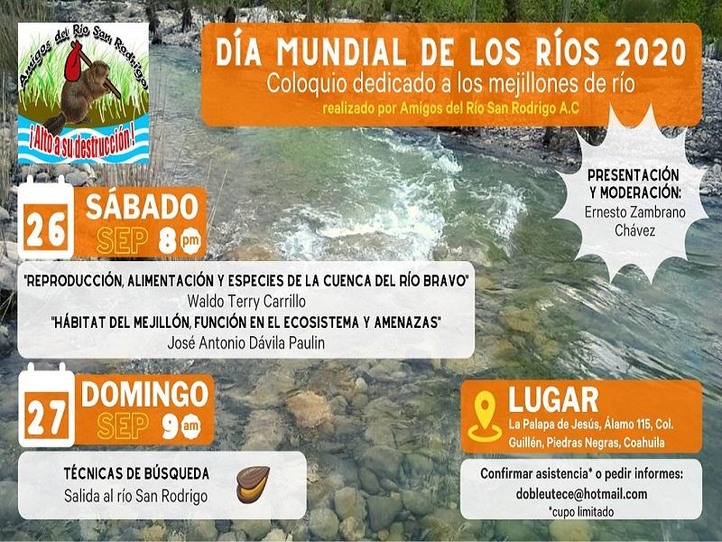 Realizar&aacute; Amigos del R&iacute;o San Rodrigo un coloquio sobre los mejillones de r&iacute;o en Piedras Negras