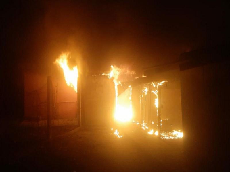 Se incendia domicilio en la congregación Río Bravo, en Allende 