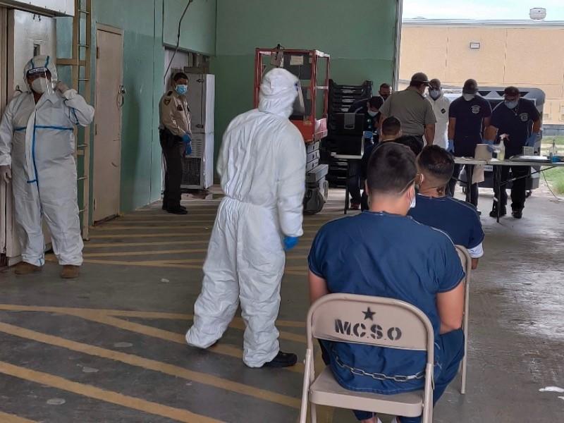 Detectaron 5 reos m&aacute;s contagiados de coronavirus en la c&aacute;rcel de Eagle Pass, suman 12