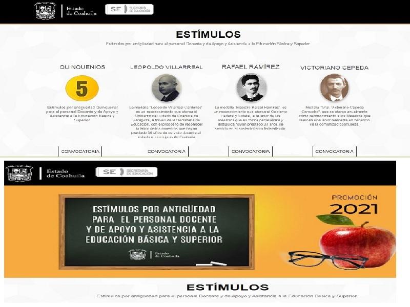 Convoca Coahuila a trabajadores de la educaci&oacute;n a preseas y est&iacute;mulos