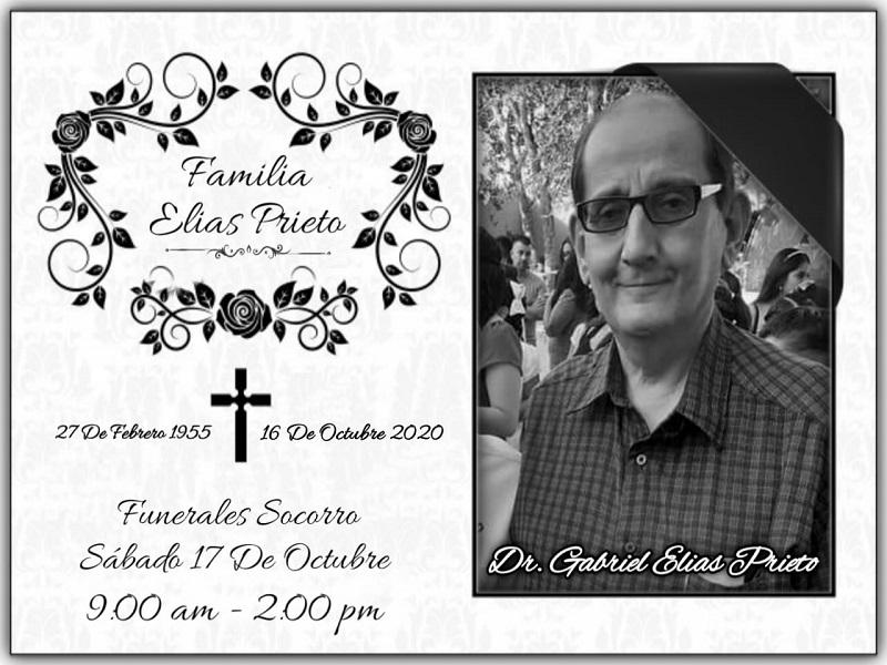 Fallece de causas naturales el médico internista Gabriel Elías Prieto en Piedras Negras