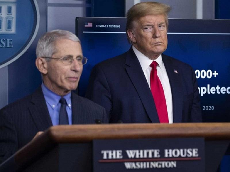 Trump llama idiotas a sus asesores contra la pandemia del COVID-19