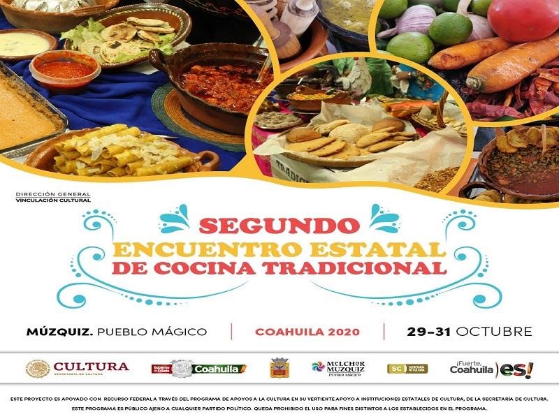 Anuncia Cultura el Segundo Encuentro Estatal de Cocina Tradicional, será del 29 al 31 de octubre