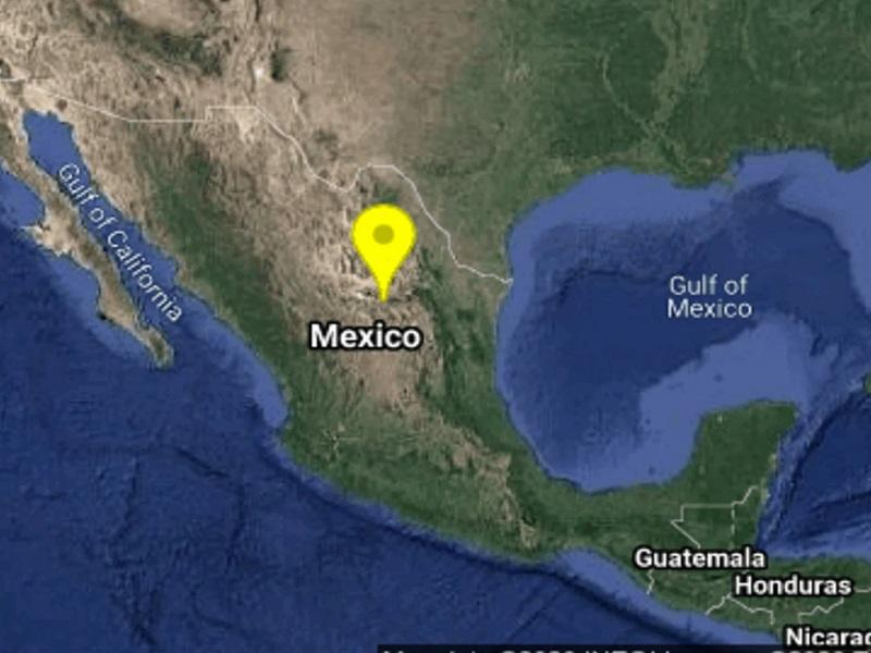 Se registra sismo en Parras, Coahuila