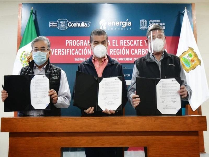 Presenta MARS programa para el rescate econ&oacute;mico de la Regi&oacute;n Carbon&iacute;fera