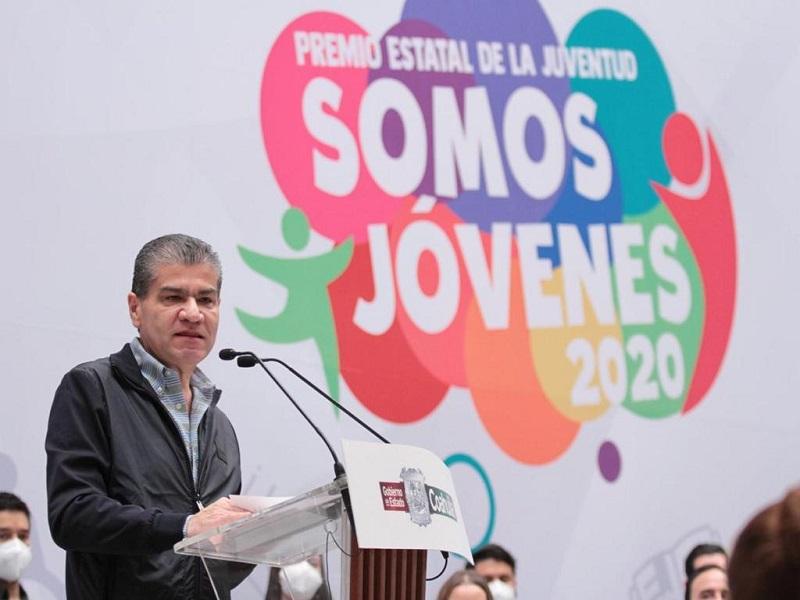 Preside MARS entrega del Premio Estatal Somos J&oacute;venes 2020
