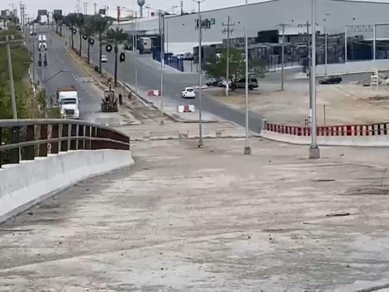 Si no hay problemas con suministro y el clima, el puente del bulevar República estará terminado a fin de mes: Infraestructura