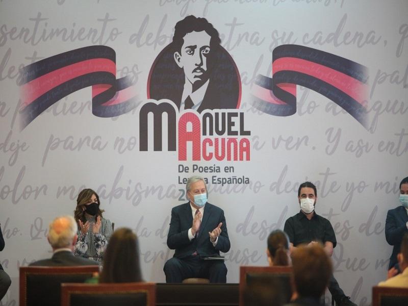 Entrega Coahuila el Premio Internacional Manuel Acu&ntilde;a de Poes&iacute;a 
