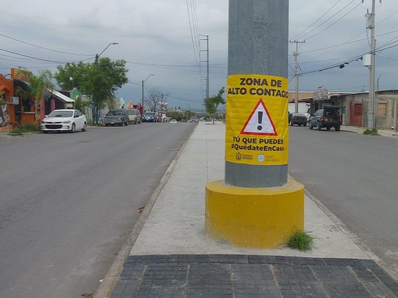 Salen Acoros y A&ntilde;o 2 Mil de la zona de alto contagio de COVID-19 en Piedras Negras, el centro sigue en primer lugar (video)