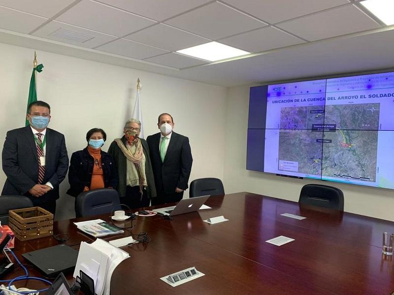 Analiza CONAGUA proyecto ejecutivo del arroyo El Soldado en Piedras Negras (video)