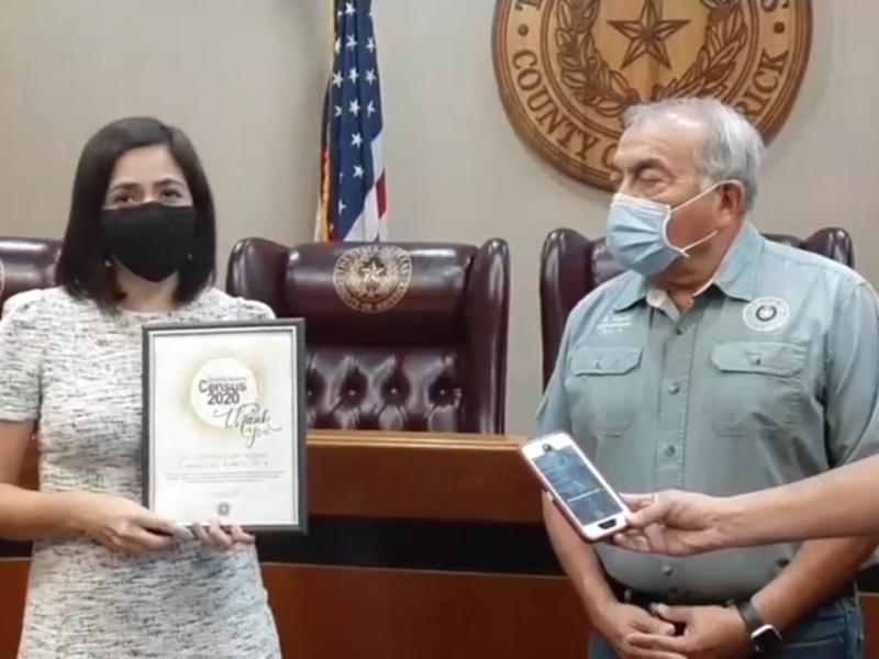 Reconocen participaci&oacute;n del condado de Maverick en el Censo 2020 que ya concluy&oacute;