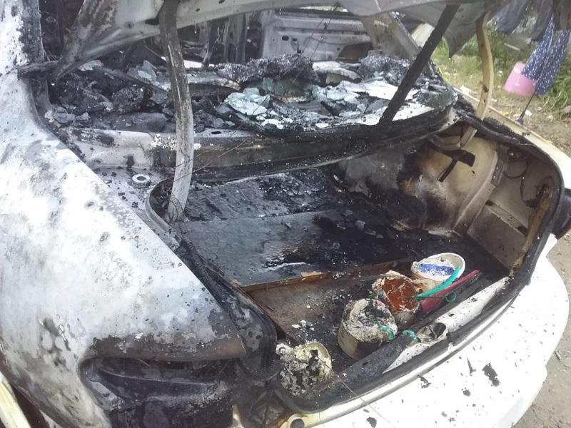 Cuatro menores resultaron con quemaduras tras incendio de vehículo en Piedras Negras (video)