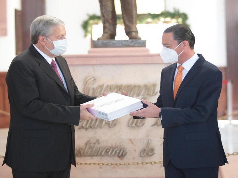 Entrega Secretario de Gobierno al Congreso el Tercer Informe de MARS, el 30 de noviembre ser&aacute; ante el pleno